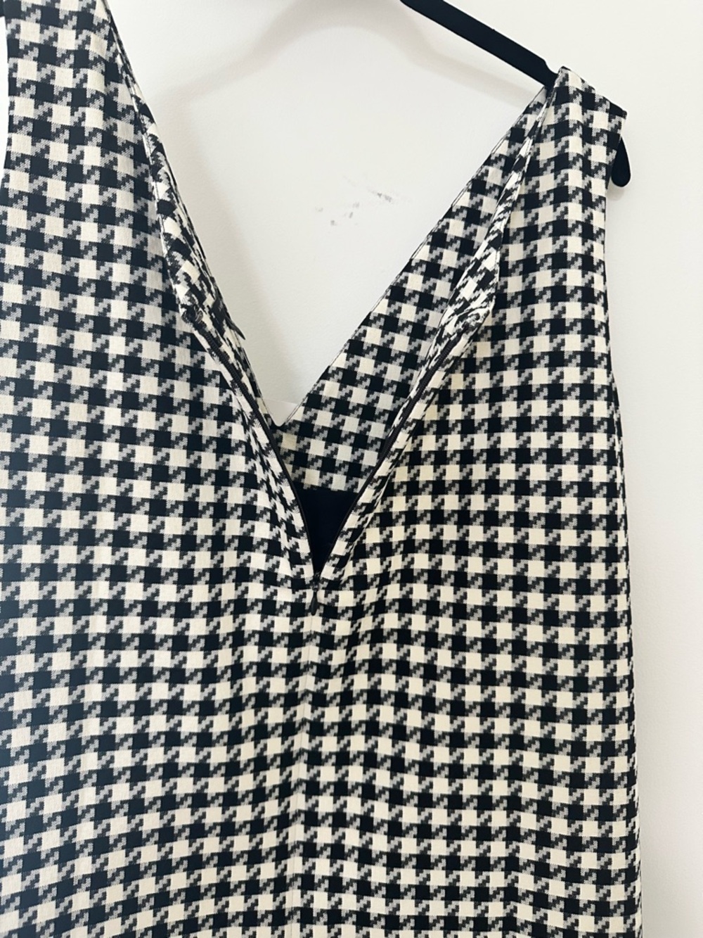 Ann Taylor Black and White Houndstooth Mini Dress - Picture 6 of 7